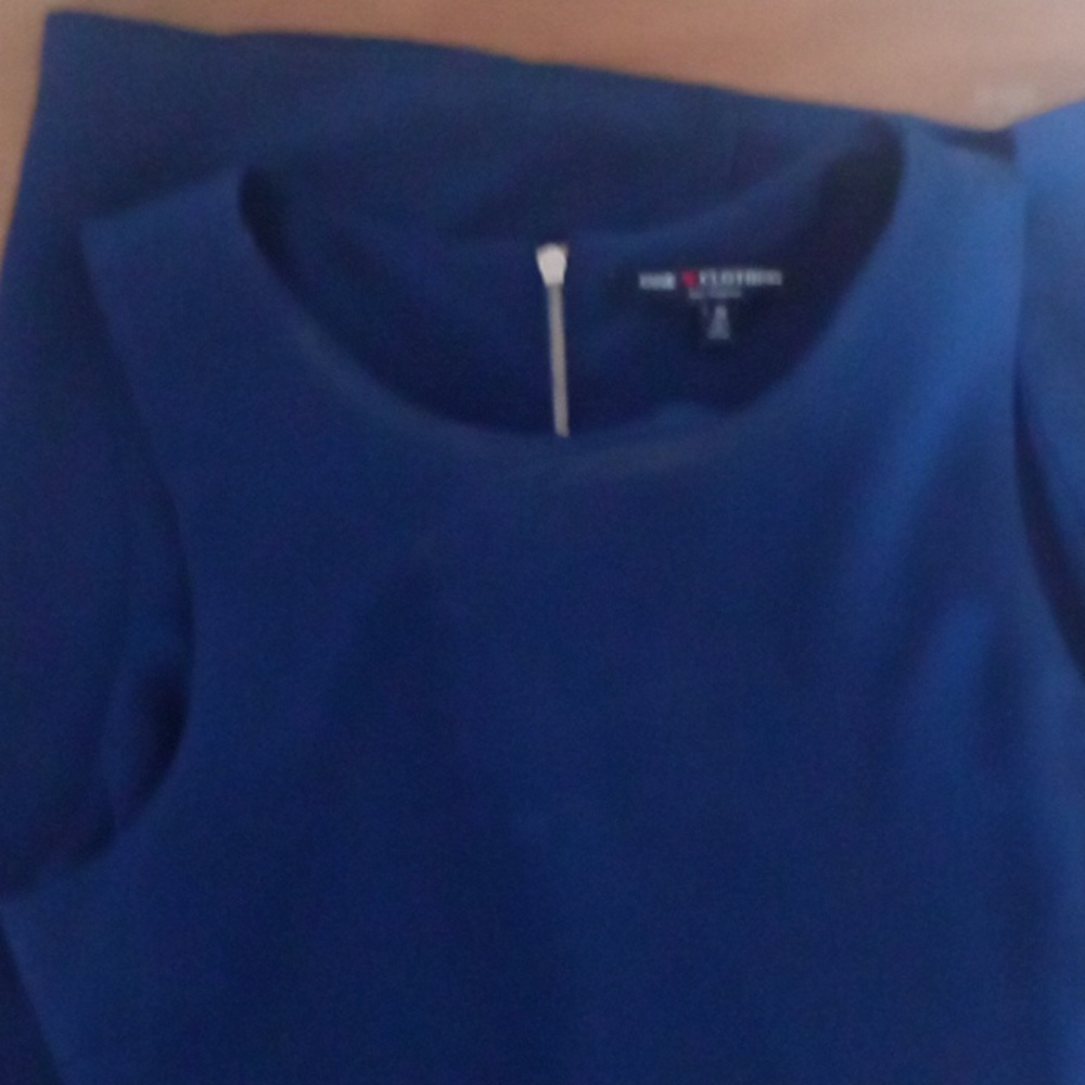 One clothing navy blue blouse